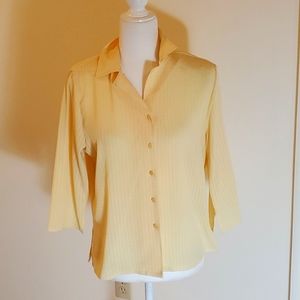 Apparenza yellow blouse size small